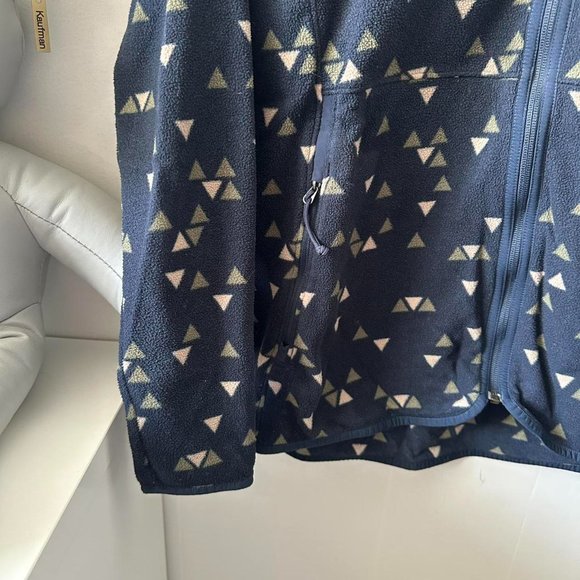The North Face navy patterned fleece jacket - Picture 6 of 8